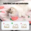 Pet Cooling Pad Strawberry Pattern Self Cooling Pet Bed for Cats And Small Dogs Summer Pet Mat for Kennel Crates Sofa Floor