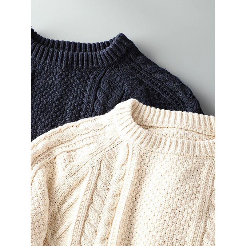 Foreign Trade Tail Order Handmade Thick Thread Cotton Sweater Sweater