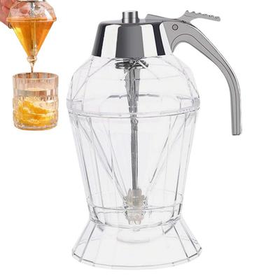 Creative Press Type Honey Jar Squeeze Bottle Plastic Sealed Jar Funnel Type Jar Syrup Pot With Sprinkling Base Jars