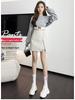 Women's PU Leather High-Waist Slit Midi Skirt - Autumn/Winter 2023 Fashion A-Line Bodycon Skirt