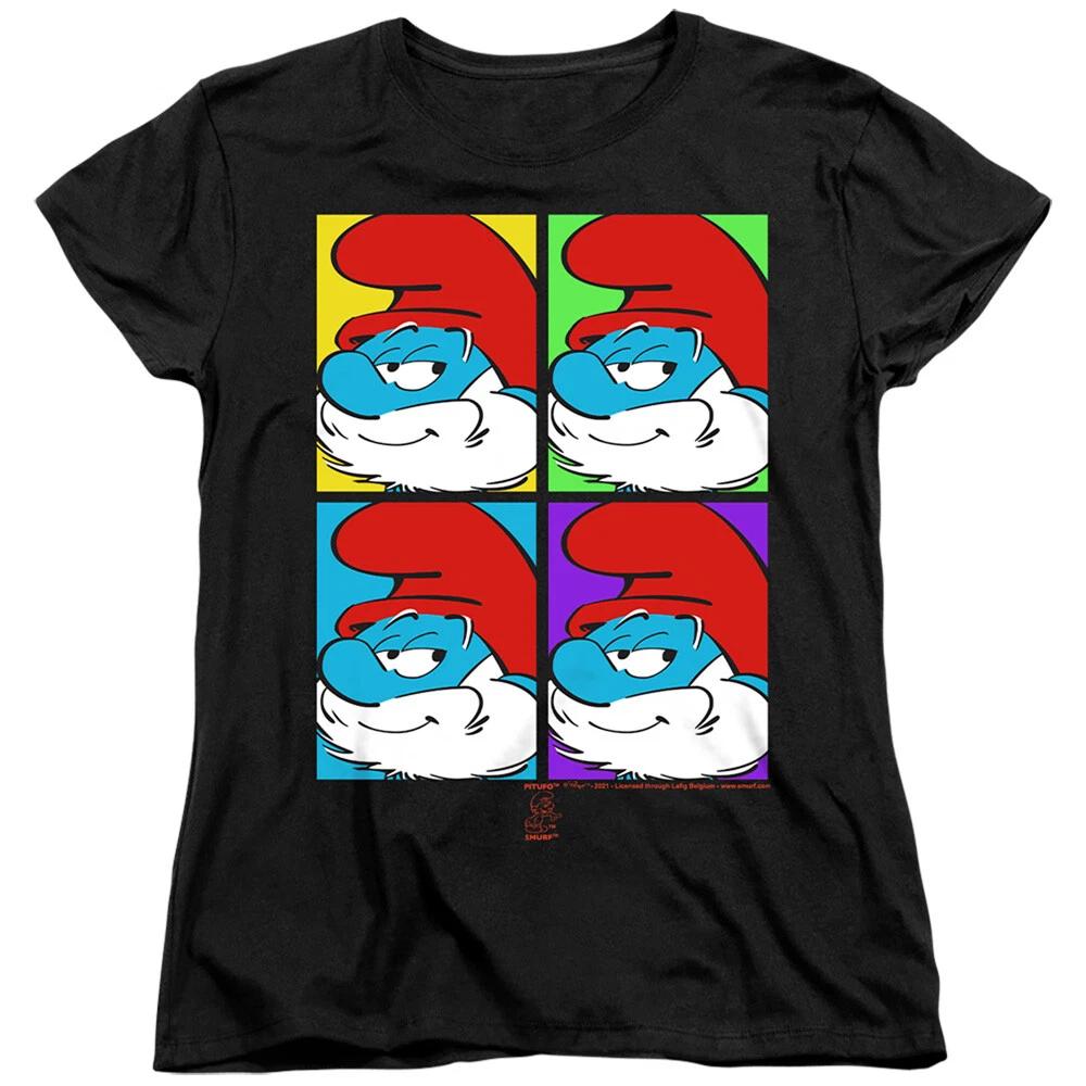 The Smurfs  Tiles  Women s T-Shirt XL