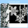 Stunning Acrylic Christmas Snowflake Ornaments For Festive Holiday Tree Decoration