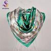 [BYSIFA] China Style Blue White Silk Scarf Cape  New Design Ladies Muslim Head Scarf Printed Fashion Accessories Satin Scarf