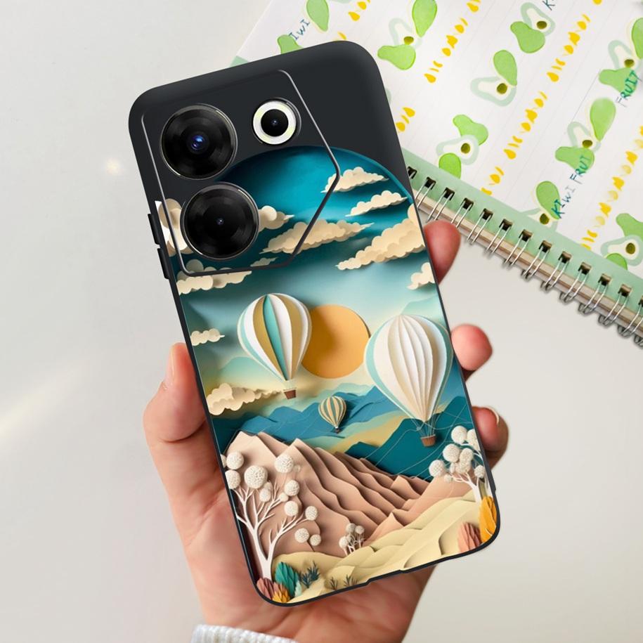 For Tecno Camon 20 Pro 5G Case Marble Cover For Tecno Camon 20 Bumper Soft Silicone Phone Cases For Camon20 Pro CK8n CK7n Fundas