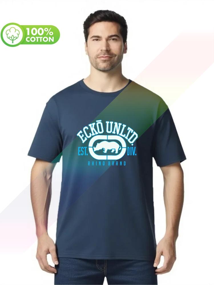 T-shirt da uomo girocollo 100% cotone peso pesante Ecko_Unltd T-Shirt da uomo Manica corta Fantastica
