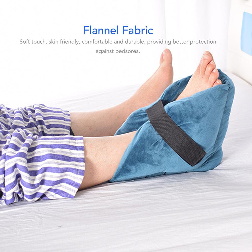 Heel Cushion Protector Thick Soft Pain Relief Heel Protector Pillows for Pressure Sores Bedsores Decubitus Ulcers