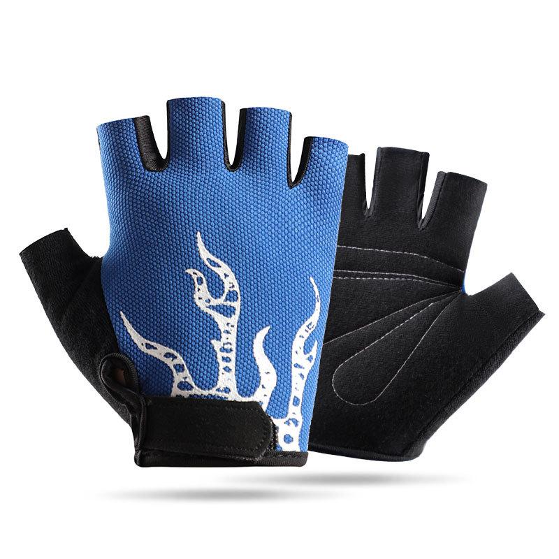 

Фитнес перчатки без пальцев для езды на велосипеде, дышащие, нескользящие, износостойкие, для тренировок в зале, мужские и женские XL