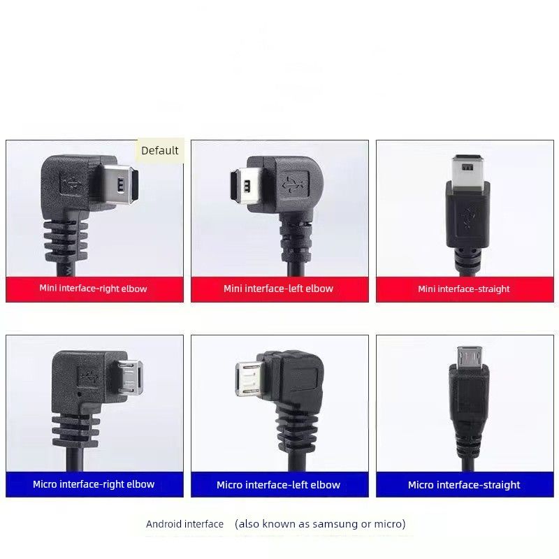 

USB Interface Module for Voltage Reduction, Converts to 5V2A, Power Cable for Dash Cam, Connects to Fuse Box, 5V Output for Car Use Step-Down Line Mlnl USB Left Bend