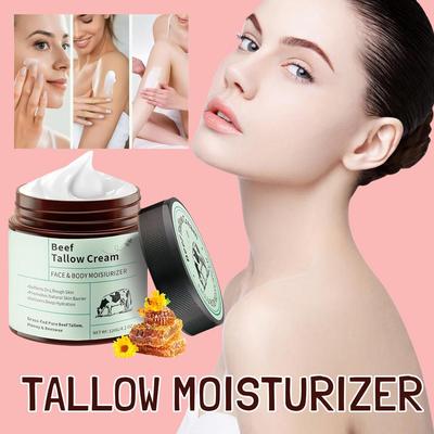 120g Beef Tallow Honey Moisturizer Cream Brightening Rejuvenation Nourishing Hydrating Redness Repair Pore Women's Cosmetics