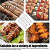 Heat Resistant Grill Utensil Chicken Wing Skewers, Stainless Steel Barbecue Wings Fork, Food Grade Accessory Clamping for Camping And Backyard