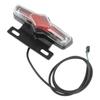36V?60V Elektrisk Sykkel Baklys Blinklys To i Ett Varselsignal for Nattsykling