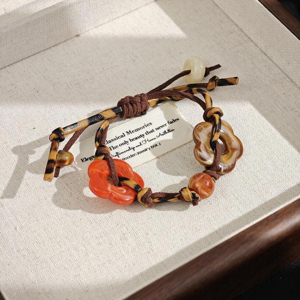Maillard Double-Layer Ethnic Pull-String Bracelet - Bohemian Style Niche Jewelry