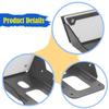 Transom Trolling Motor Mount Hardware Repair Parts Aluminum for Kayaks Marine Motor Mount
