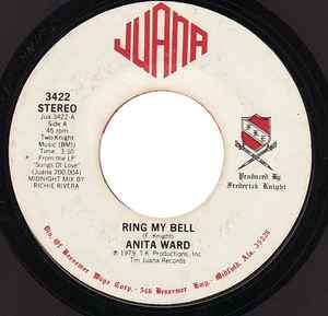 

7inch Record ANITA WARD - Ring My Bell 3422 Juana 1979 US Dance & Electronica Used