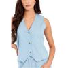 Be You Womens/Ladies Shiny Skinny Waistcoat