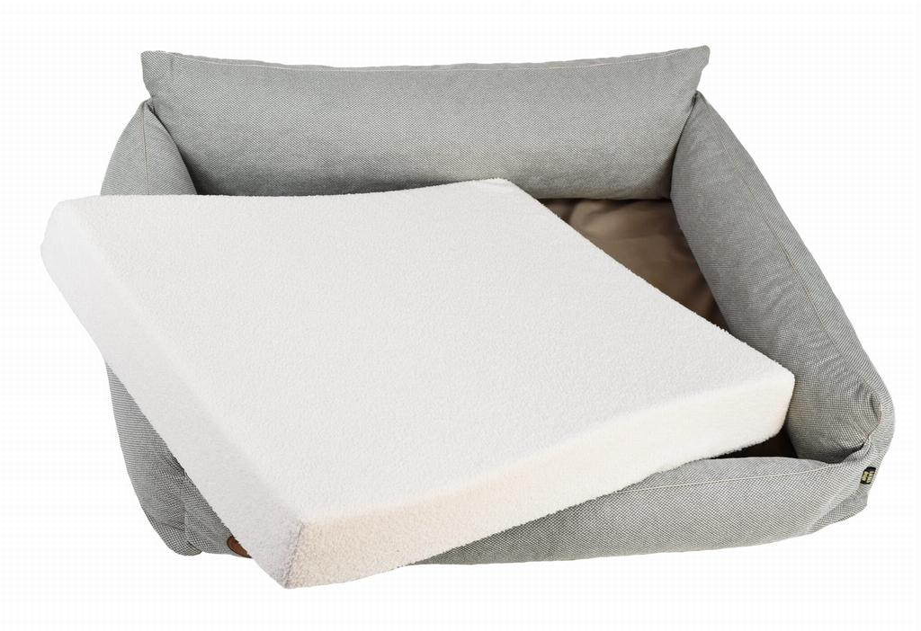 Rocky Orthopedic Bed Beige + Cream - 97cm X 86cm