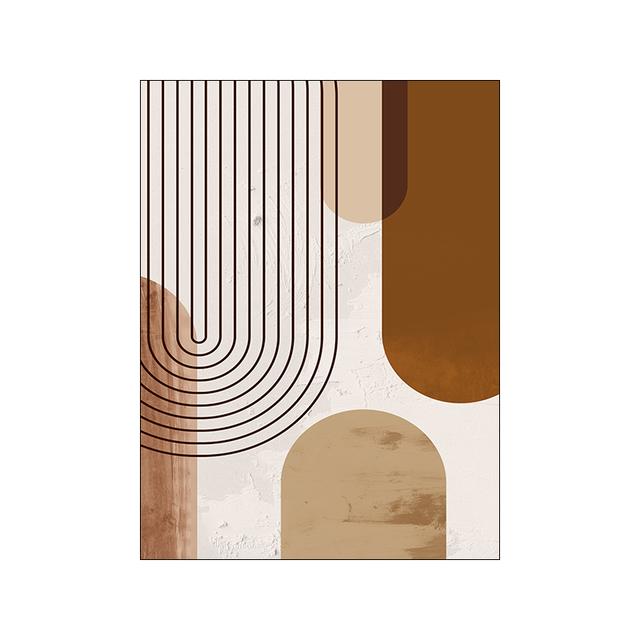 Abstract Geometry Picture Canvas Painting Wall Art Minimalist Line Poster and Print for Modern Home Decor Living Room Design