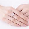New 2ct Moissanite Ring 925 Silver Classic for Women Wedding Jewelry Engagement Charm Party Fashion Top Quality Ring