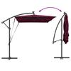 Sun Umbrella Burgundy Red 294 X 200 X 270 Cm