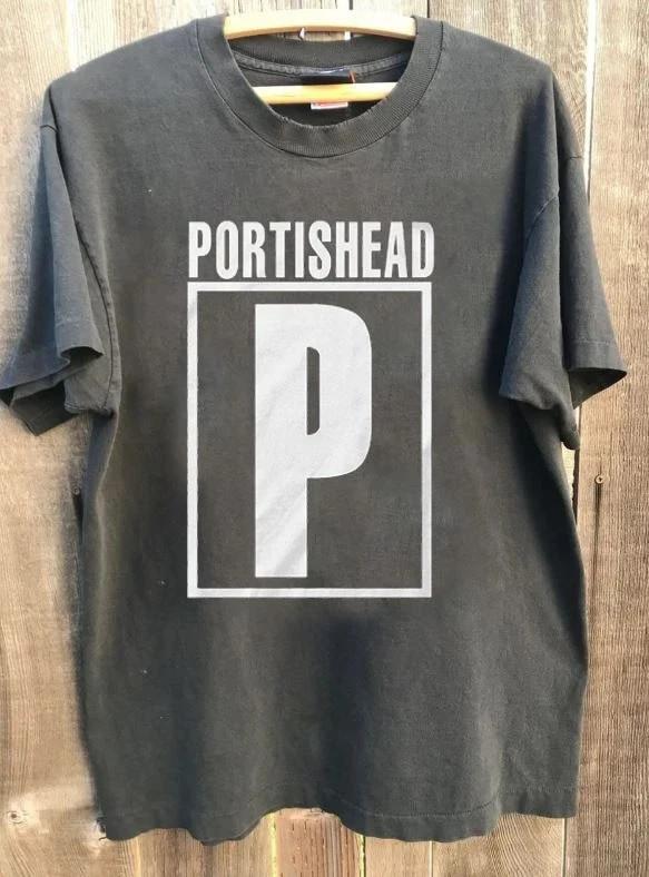 Portishead Logo Rock And Roll Music Clasic Band Charcoal Unsiex T shirt T391 Unisex T-Shirt S
