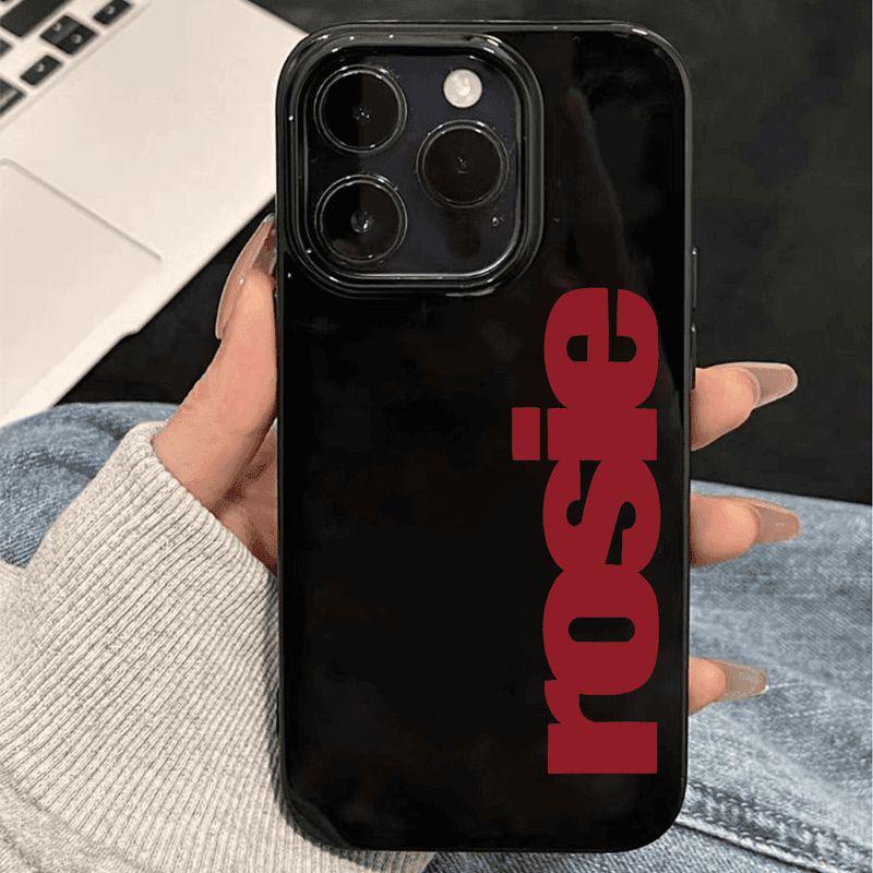 Creative Red iPhone 17 Pro Case - Soft, Simple Design for iPhone 16 Pro/15/14/13