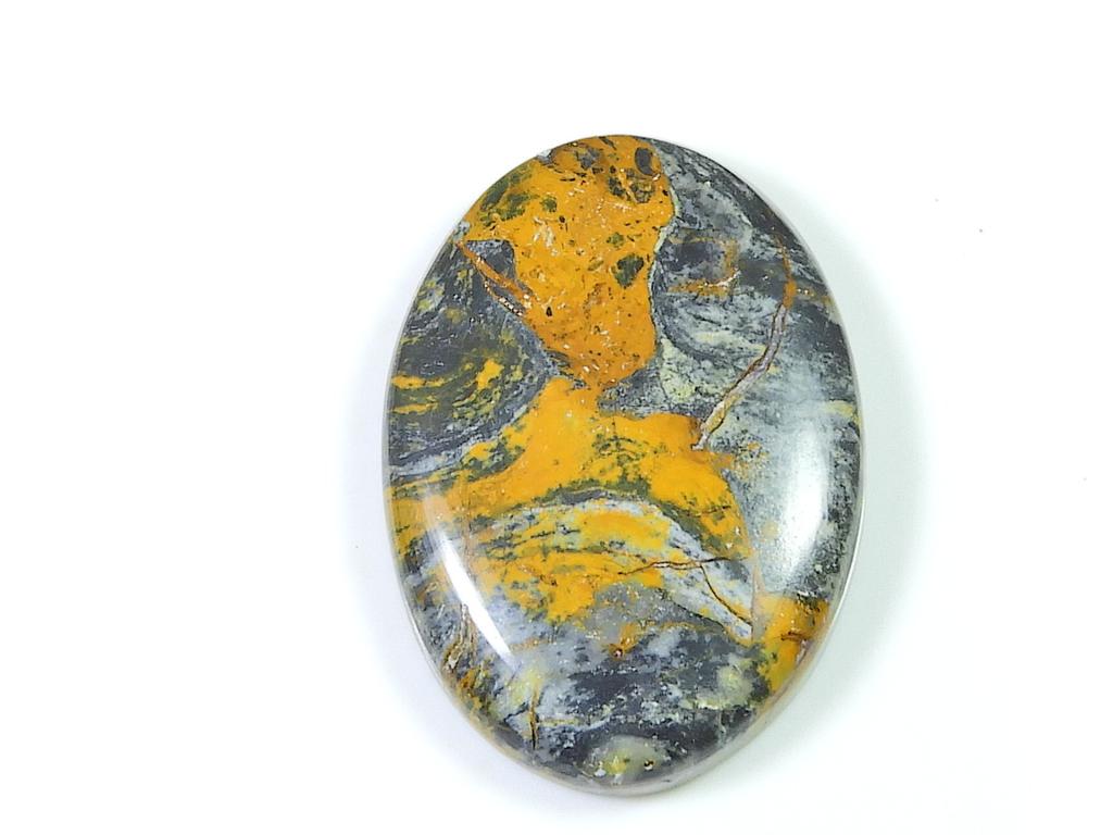 72Cts. Natural Pitersite Agate Oval Cabochon Loose Gemstone 27X40X06MM SK-944