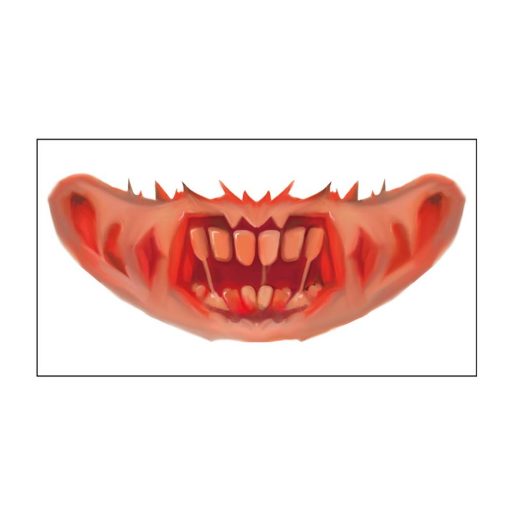 Long-lasting Zombie Cosplay Props Waterproof Bloody Makeup Tattoo Sticker  Party Supplies