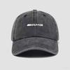 Car Logo Prints Vintage Denim Baseball Caps Men Woman Adjustable Outdoor Duckbill Caps For Benz AMG W212 W204 W168 W213 Stickers JD2