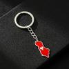 Versatile Keychain Albania Eagle Map Flag Key Chain Ethnic Style Keyrings Decor