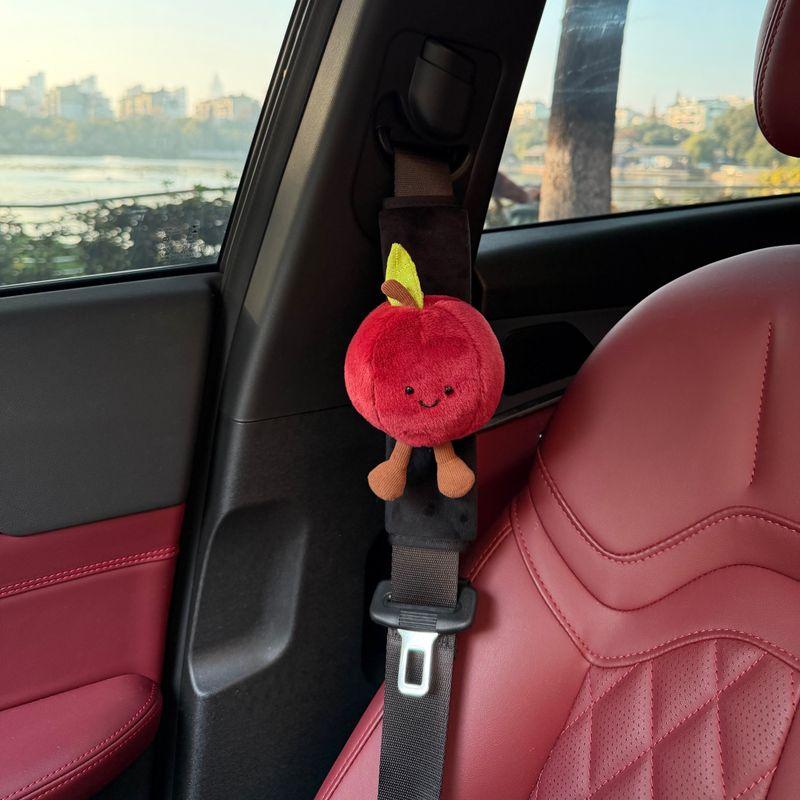 Cute Car Fruit-Themed Seatbelt Shoulder Pads, Seatbelt Protectors, Car Interior Decorations, Anti-Neck Strangulation for Women