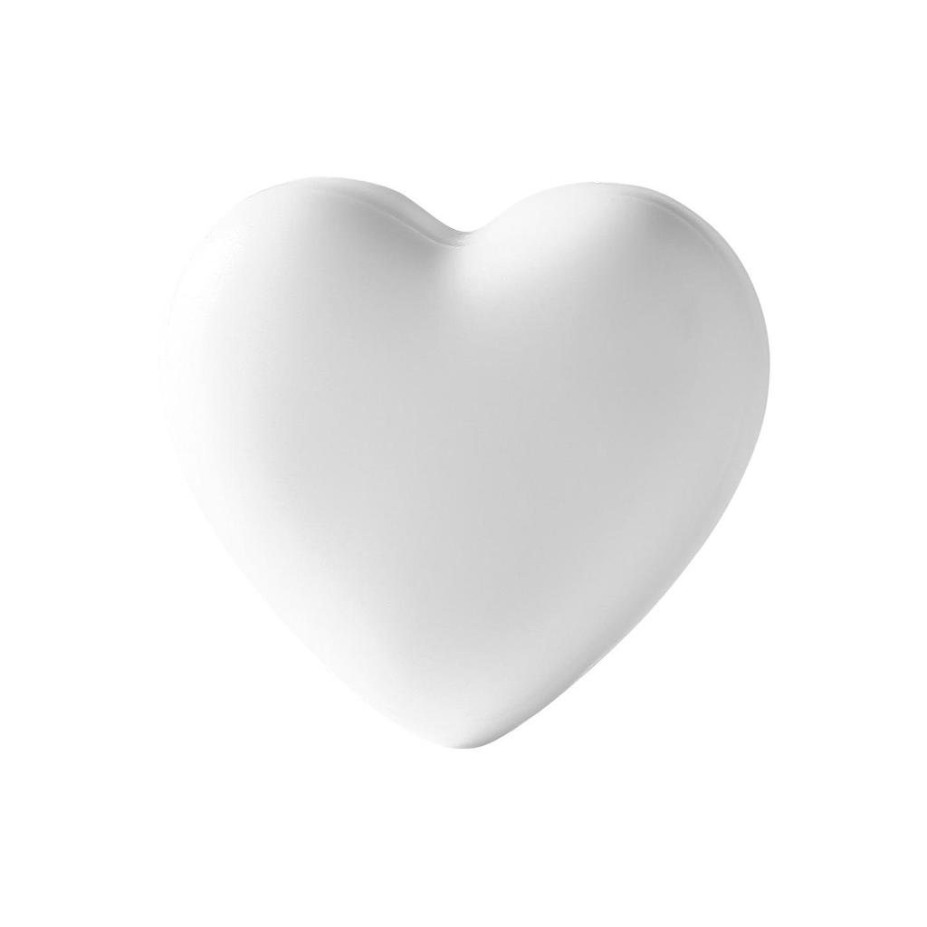 Heart-Shaped LED USB Night Light with Power Bank - White, Warm, Blue, Pink for Bedroom or Dorm Table 