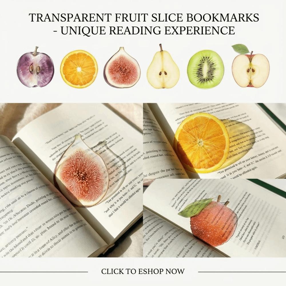Premium Feeling Apple Bookmark Transparent Simulation Bookmark Cute Reading Mark  Student Gift
