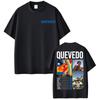 2026 Unisex Lässiges Oversized Baumwoll-T-Shirt, Vintage Harajuku Gothic Grafik-Top mit Rapper Quevedo EL BAIFO Aufdruck T-Shirt