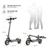 Folding Electric Scooter Ausom K20 1100W Peak Single Motor 648Wh Battery Capacity 20 km/h Default Top Speed 70 km Max Range