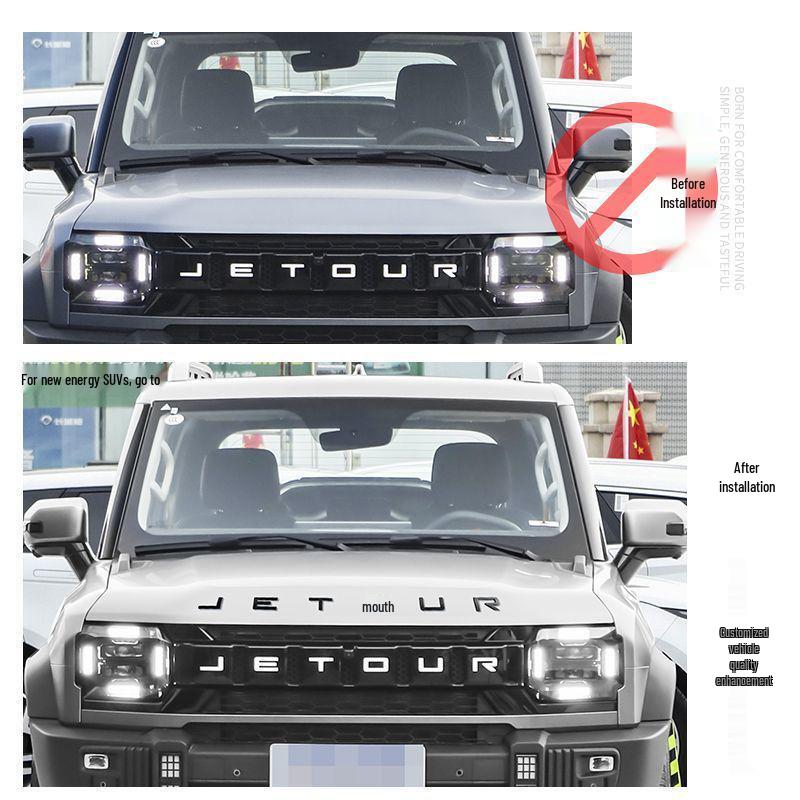 3D Front Hood Letter Emblems - Perfect for Traveler's Style Customization