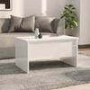 Vidaxl Coffee Table, High Gloss White, 80X50X42.5 Cm