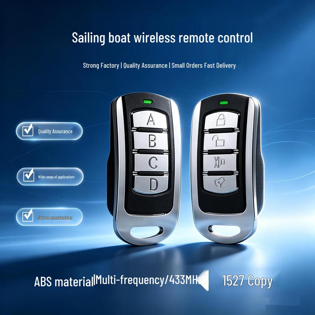 Multi-Frequency Wireless Remote Control for Garage and Gate Opener