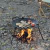 Aluminum Alloy Bracket Barbecue Tripod Stand Detachable Outdoor Griddle Grill