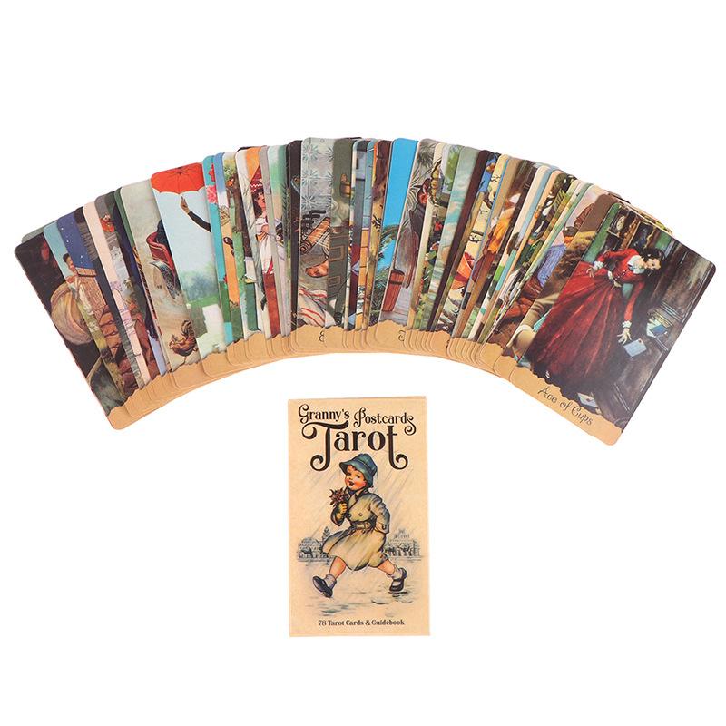 Omas Postkarten Tarot 78 Karten Tarot Deck Wahrsage Kartenspiel von Mykola Taradaiko Enthält 78 Echte Postkarten Vorher