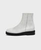 Firenze Atelier [Vibram] Nobo_Bold Shape Hidden Zip-Up Boots 3500 [Crack White]