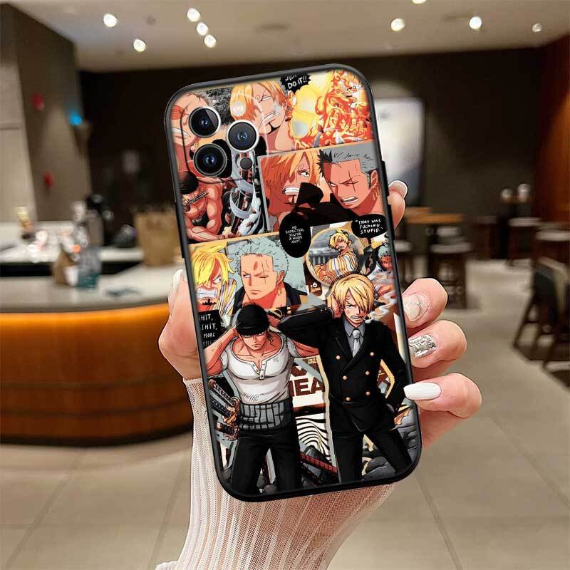 One Piece Luffy Zoro Phone Case for Motorola Edge 60 60s 70 G86 G56 G54 E14 G04S G45 G54 G64 X30 X40 X50 S30 S50 Pro Power Tylus