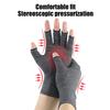 Compression Arthritis Gloves Women Men Stretchy Hand Compression Wrap Fingerless Fitness Gloves for Hand Pain Relief Osteoarthritis Typing Driving