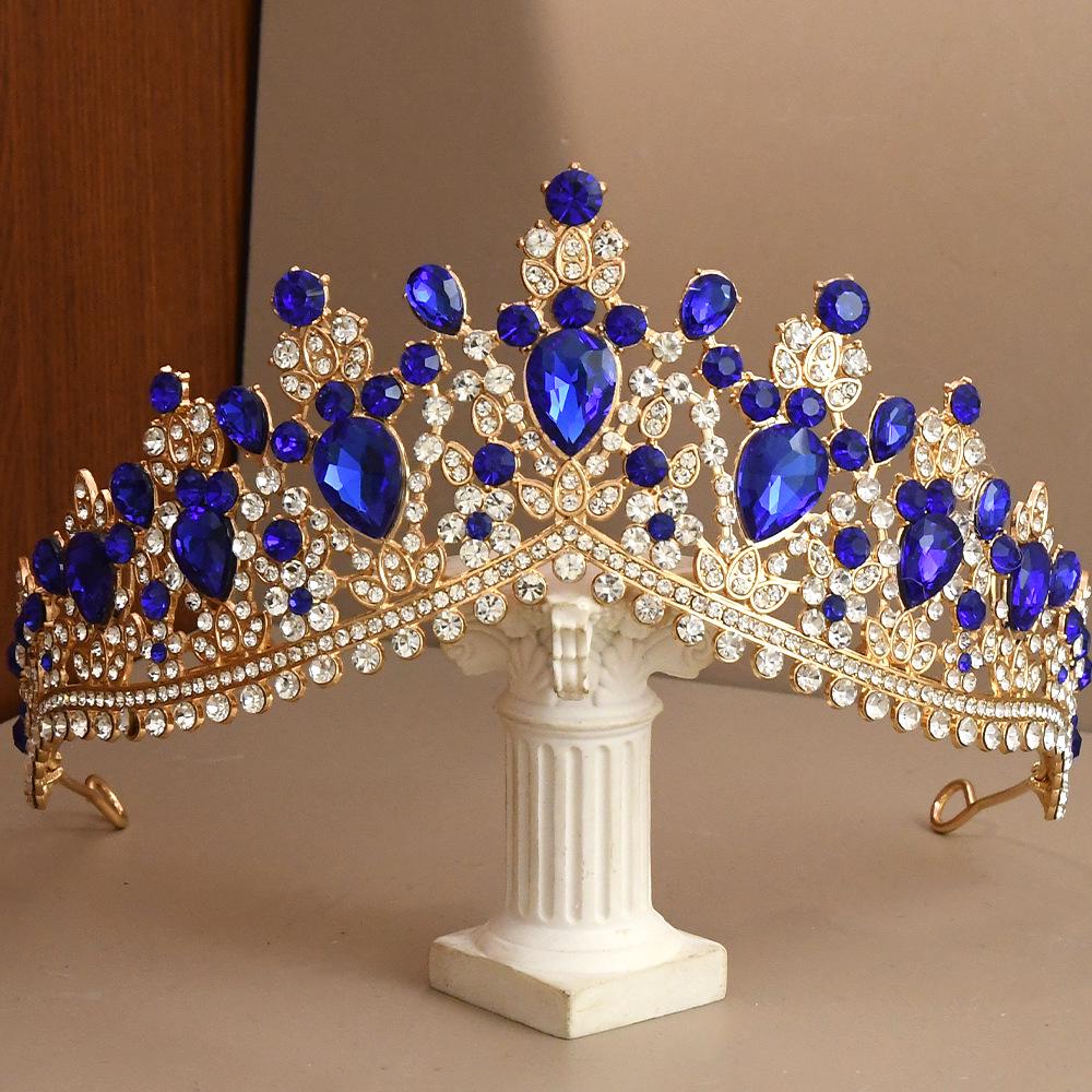 European and American Bestseller Rhinestone Princess Crown Headband for Weddings and Birthdays