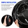ZHM3   Car Steering Wheel Handle Cover Anti-skid Steering Wheel For Mercedes Benz C180 C300 W124 W176 W177 C200 C260 GLC CLE CLA AMG