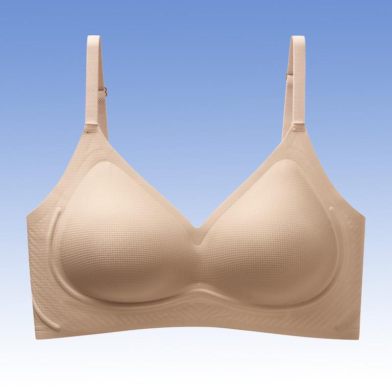 Women Summer Light 10A Antibacterial Soft Support On The Support Breathable Comfort No Underwire Jelly Pull Underwear