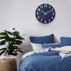 3D Luminous Wall Clock Navy Blue