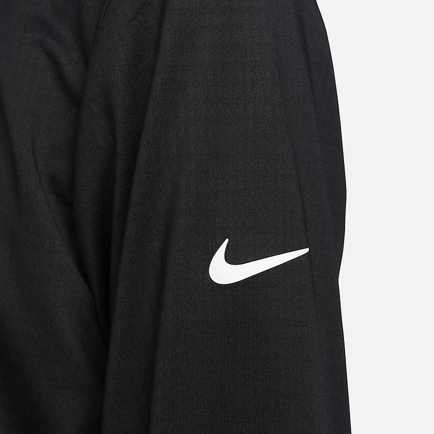 Nike Victory Solid Color Stand Collar Half Zip Casual Long Sleeve T-Shirt Men Tops Black FD5838-010