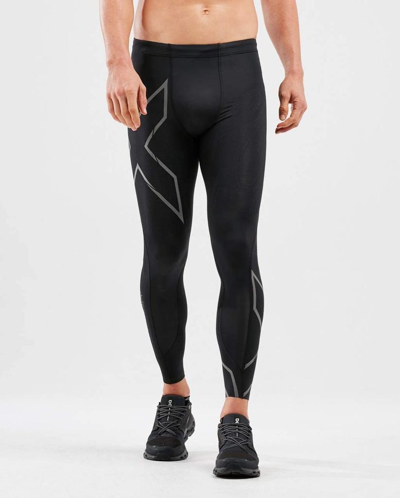 2XU MCS Running Compression Sports Long Compression Support for and Product Number MA5305B Tights, Men's, All-Season Tights, Black, Innerwear, Tights,