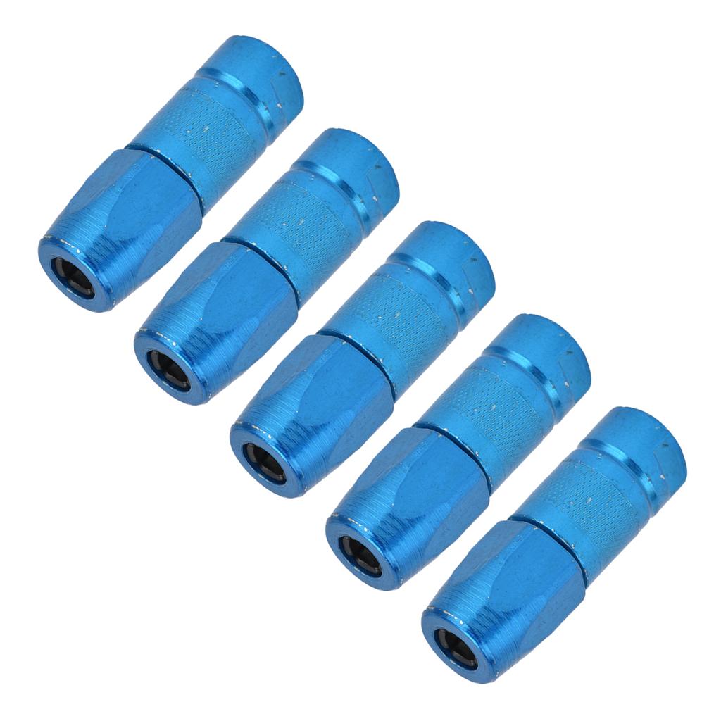 5Pcs Grease Gun Coupler Tightly Bite Durable WearResistant Grease Gun Flat Nozzle for Equipment
