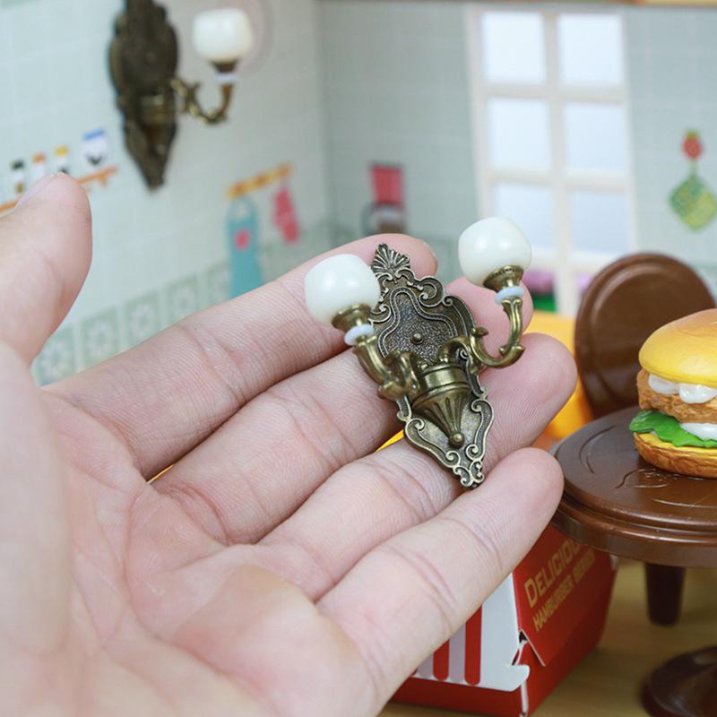 Игровой домик Сцена Модель Орнамент Кукольный домик Светильник Кукольные аксессуары — фото 10